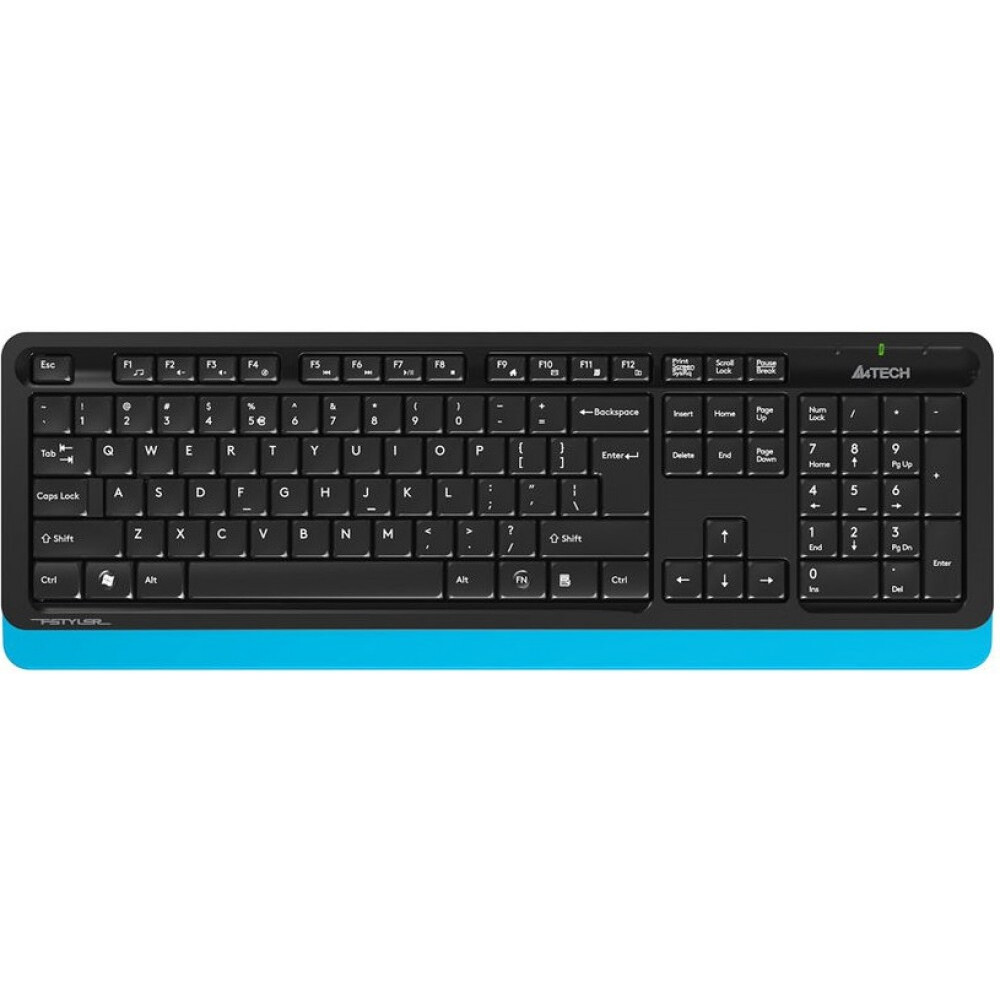 Клавиатура + мышь A4Tech Fstyler FG1010 Black/Blue - фото 2