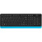 Клавиатура + мышь A4Tech Fstyler FG1010 Black/Blue - фото 2