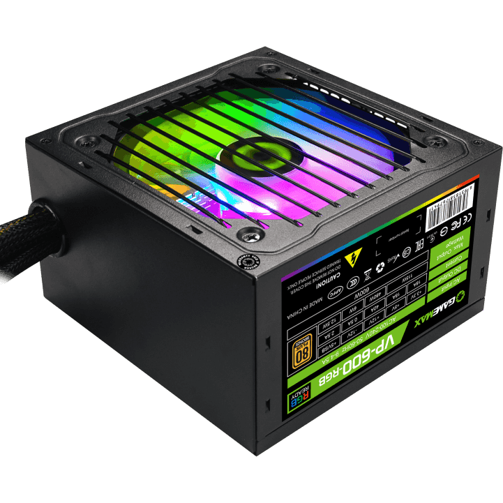 Блок питания 600W GameMax VP-600-RGB