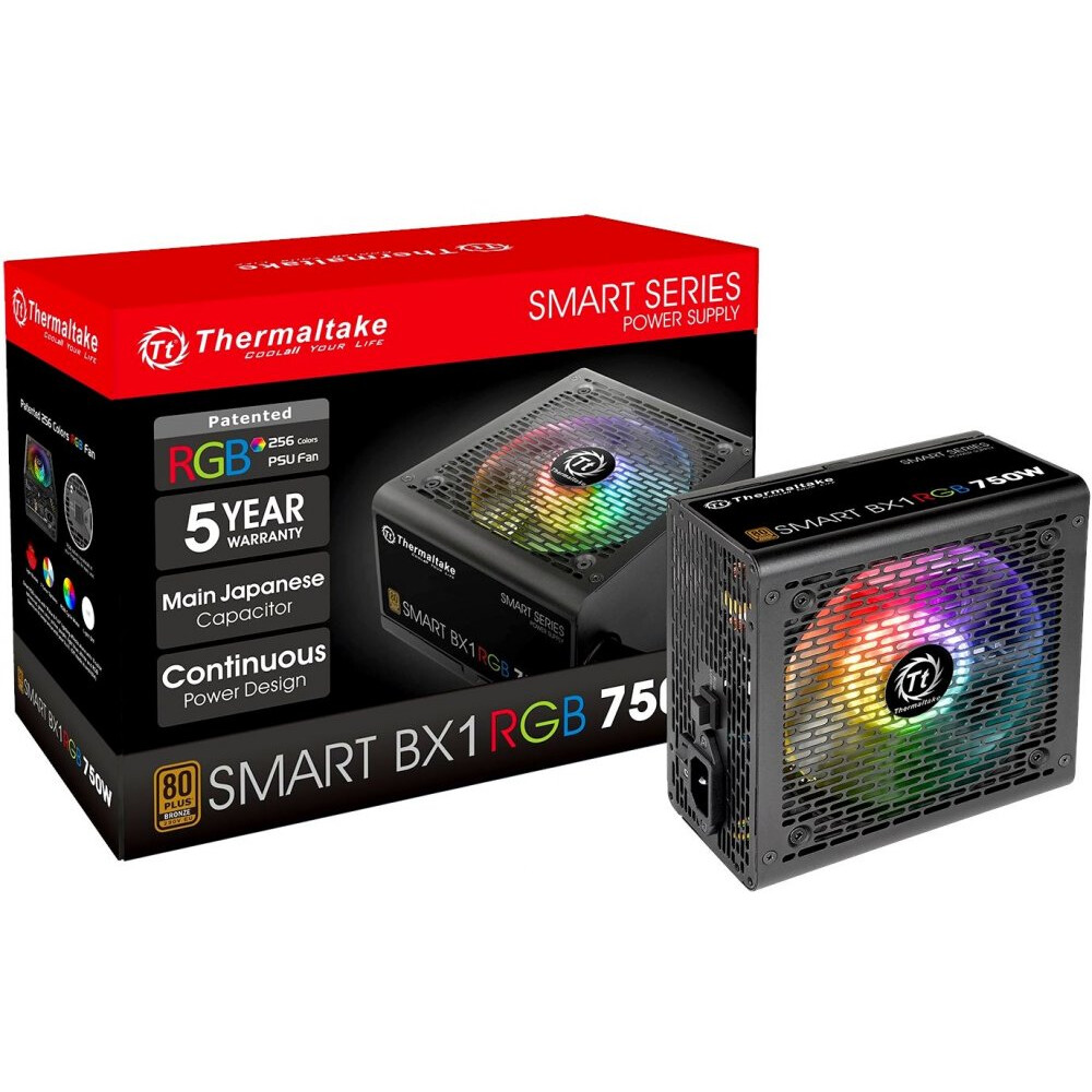 Блок питания 750W Thermaltake Smart BX1 RGB (PS-SPR-0750NHSABE-1) - фото 6