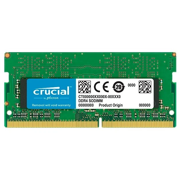 Оперативная память 8Gb DDR4 3200MHz Crucial SO-DIMM (CT8G4SFS832A)