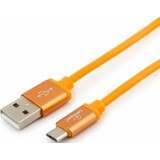Кабель USB A (M) - microUSB B (M), 1м, Gembird CC-S-mUSB01O-1M