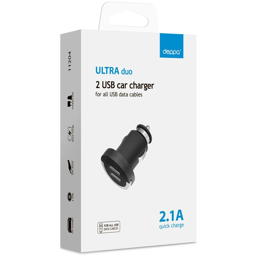 Автомобильное зарядное устройство Deppa 11204 - фото 2