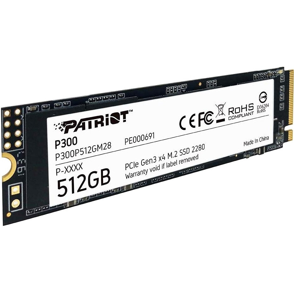 Накопитель SSD 512GB Patriot P300 (P300P512GM28) RTL