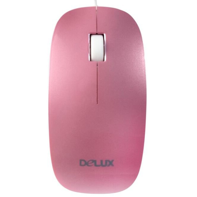 Мышь Delux DLM-111 Pink/White - DLM-111BUPW - фото 2