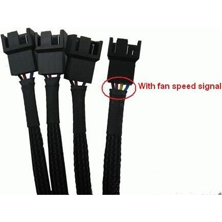 Переходник Molex + 4-pin - 4x 4-pin, GELID CA-PWM-03 - фото 2