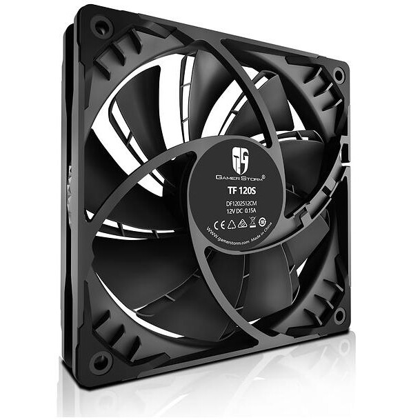 Вентилятор для корпуса DeepCool TF120S Black