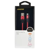 Кабель USB A (M) - microUSB B (M), 1.2м, Digma 1080371