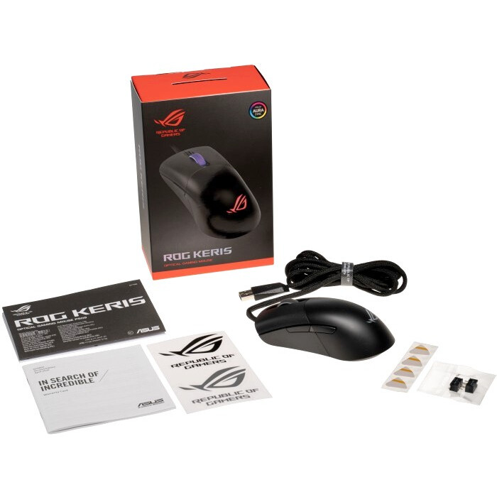 Мышь ASUS ROG KERIS Black - 90MP01R0-B0UA00 - фото 7