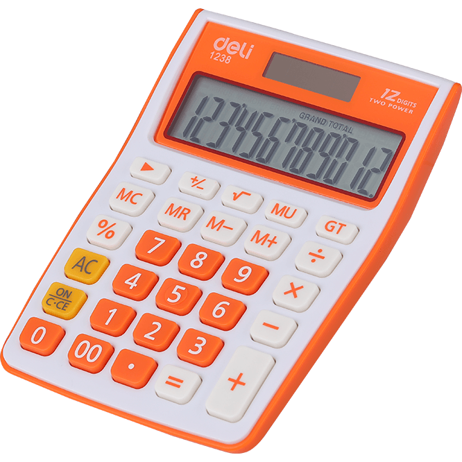 Калькулятор Deli E1238 Orange - E1238/OR