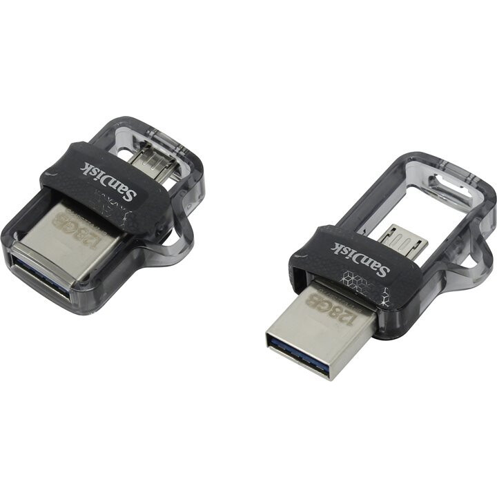 USB Flash накопитель 128GB SanDisk Ultra Dual m3.0 (SDDD3-128G-G46)