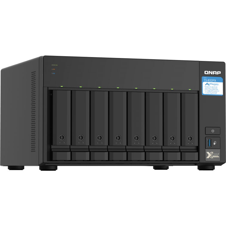 Сетевое хранилище (NAS) QNAP TS-832PX-4G - фото 2