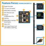 Блок розеток Tripp Lite PDUMV20HVNETLX