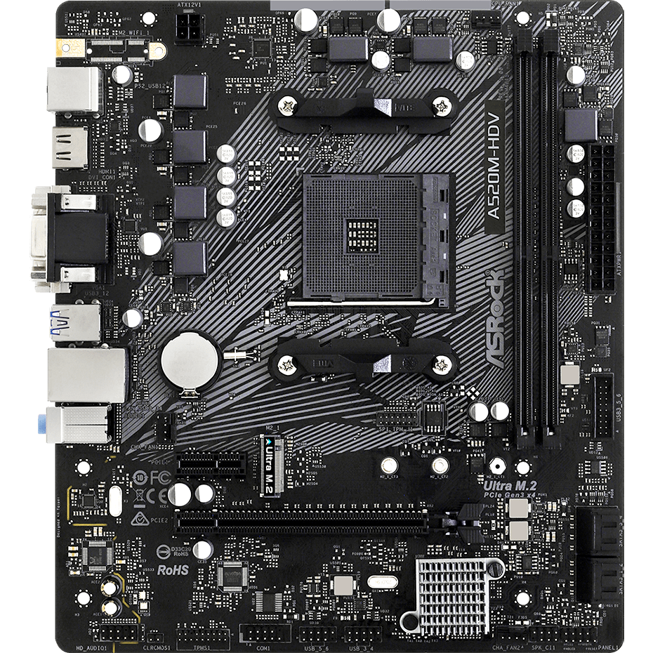 ПК AMD Ryzen 5 5500 / NVIDIA RTX 2060 SUPER / 16 ГБ / SSD 756 ГБ + HDD 1 ТБ