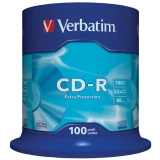 Диск CD-R Verbatim 700Mb 52x DataLife Cake Box (100шт) (43411)