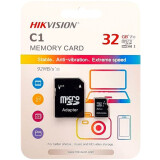 Карта памяти 32Gb MicroSD Hikvision C1 + SD адаптер (HS-TF-C1/32G) (HS-TF-C1(STD)/32G/Adapter)