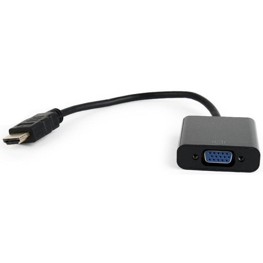 Переходник HDMI (M) - VGA (F), Gembird A-HDMI-VGA-04