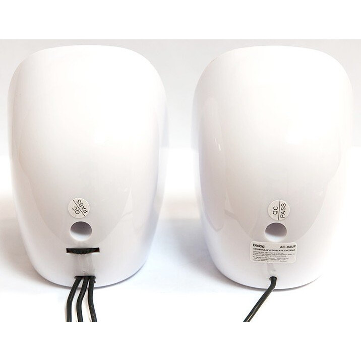 Колонки Dialog AC-06UP Black/White - фото 4