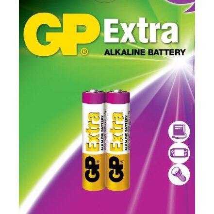 Батарейка GP 24AX Extra Alkaline (AAA, 2 шт.)