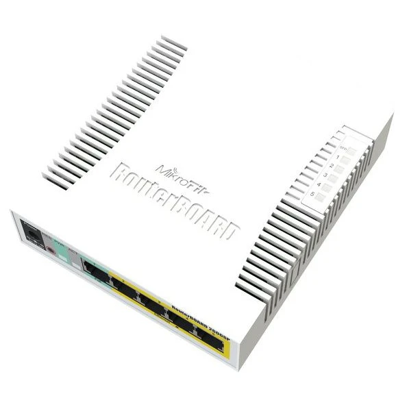 Коммутатор (свитч) MikroTik RB260GSP - CSS106-1G-4P-1S - фото 2