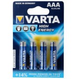 Батарейка Varta High Energy / Longlife Power (AAA, 4 шт) (04903121414)