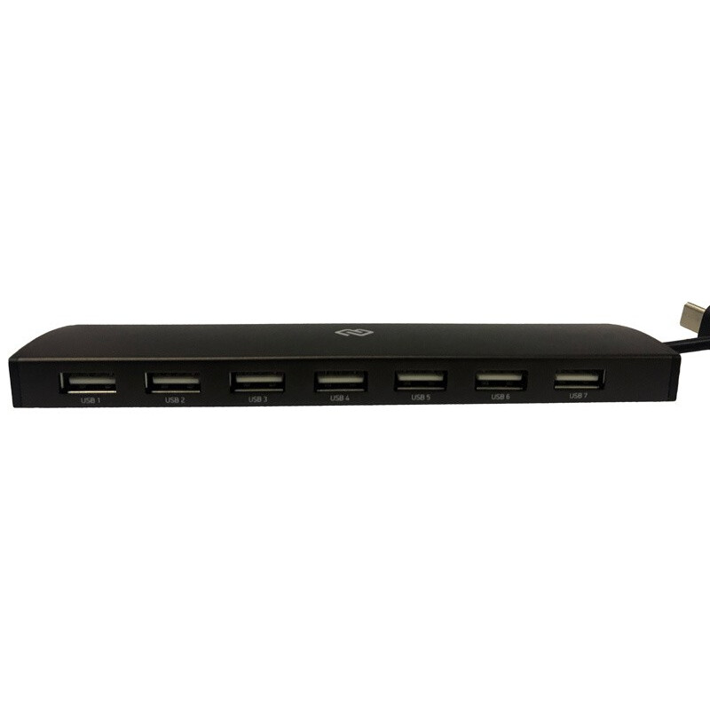 USB-концентратор Digma HUB-7U2.0-UC-B - фото 3