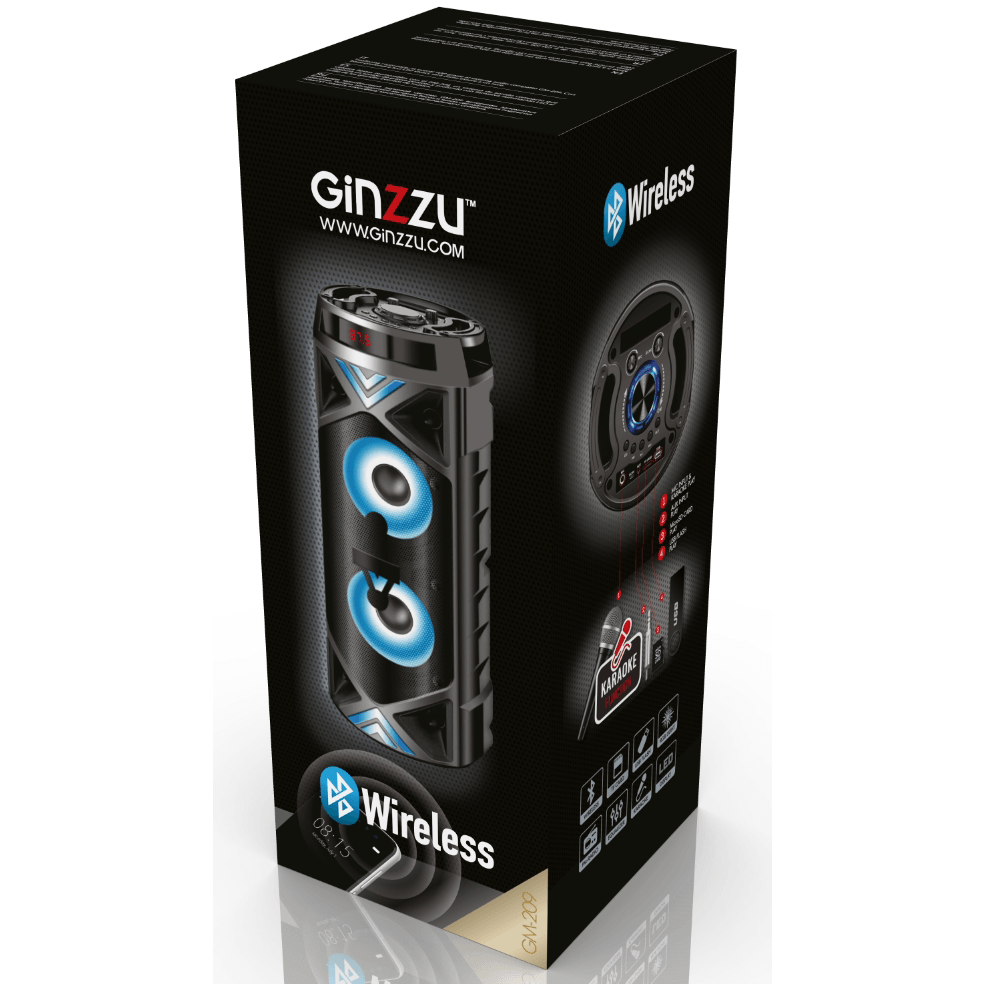 Портативная акустика Ginzzu GM-209 - фото 3
