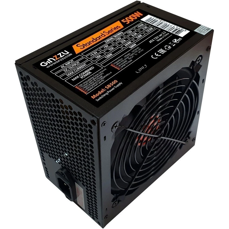 Блок питания 500W Ginzzu SB500 OEM - фото 2