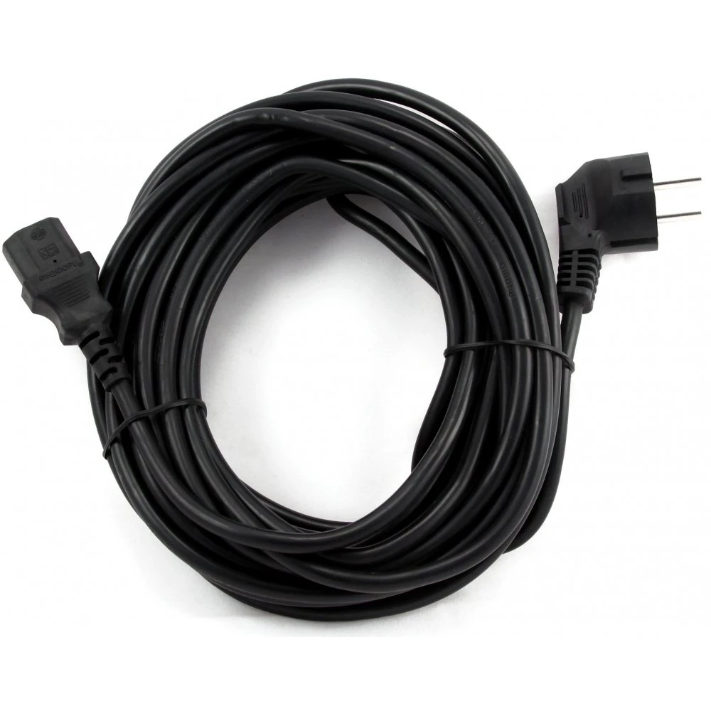 Кабель питания Schuko - C13, 10м, Gembird PC-186-VDE-10M