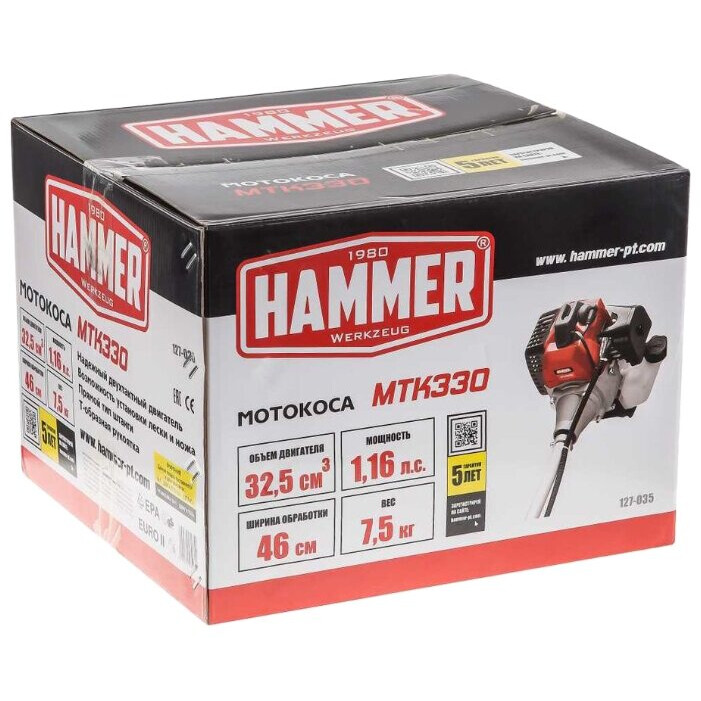 Триммер Hammer MTK330 - 843264 - фото 9