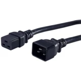 Кабель питания C19 - C20, 3м, Hyperline PWC-IEC19-IEC20-3.0-BK