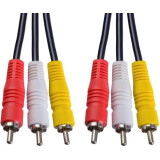 Кабель 3x RCA (M) - 3x RCA (M), 1м, Perfeo R3102