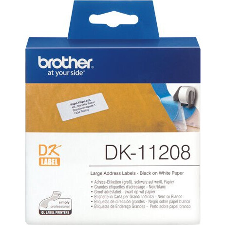 Термоэтикетки Brother DK11208