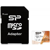 Карта памяти 256Gb MicroSD Silicon Power Superior Pro + SD адаптер (SP256GBSTXDU3V20AB)