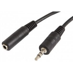Кабель удлинительный 3.5 Jack (M) - 3.5 Jack (F), 0.5м, Buro CAB025-0.5M