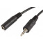Кабель удлинительный 3.5 Jack (M) - 3.5 Jack (F), 0.5м, Buro CAB025-0.5M
