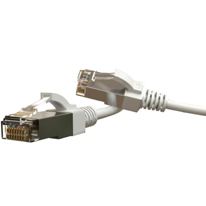 Патч-корд Hyperline PC-LPT-SFTP-RJ45-RJ45-C6-2M-LSZH-WH, 2м