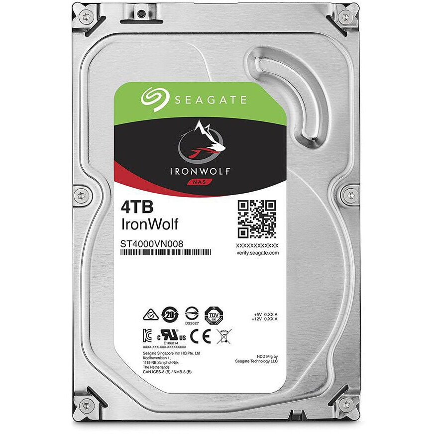 Жёсткий диск 4Tb SATA-III Seagate IronWolf (ST4000VN008)