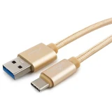Кабель USB - USB Type-C, 1.8м, Gembird CC-P-USBC03Gd-1.8M