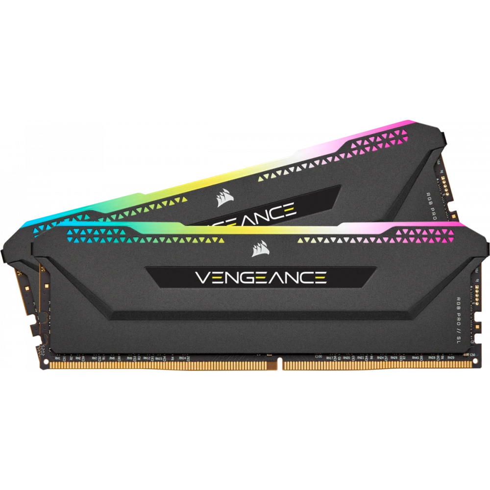 Оперативная память 32Gb DDR4 3200MHz Corsair Vengeance RGB Pro SL (CMH32GX4M2E3200C16) (2x16Gb KIT)