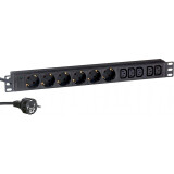 Блок розеток ExeGate PDU-19H011 Al-5C136S-EU2.5 (EX280869RUS)
