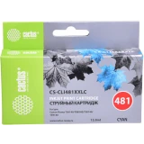 Картридж Cactus CS-CLI481XXLC Cyan