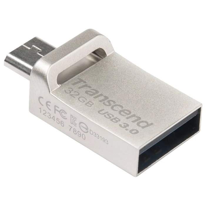 USB Flash накопитель 32Gb Transcend JetFlash 880 Silver (TS32GJF880S) - фото 2