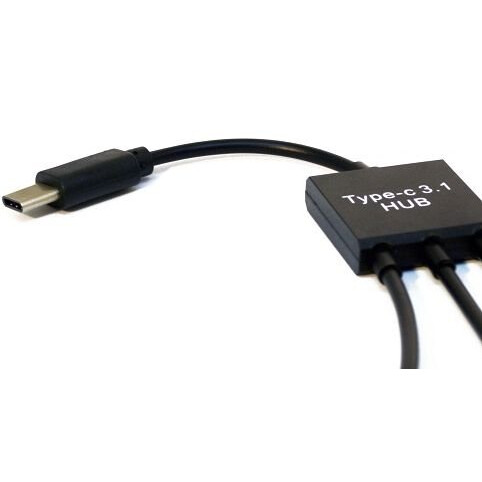 Переходник USB Type C - 2x USB/microUSB, KS-IS KS-319 - фото 2