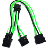 Переходник Molex - 3x 4-pin, 0.3м, Nanoxia NX43A30GWS