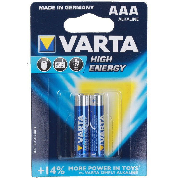 Батарейка Varta High Energy / Longlife Power (AAA, 2 шт.)