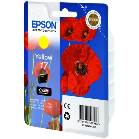 Картридж Epson C13T17044A10 Yellow