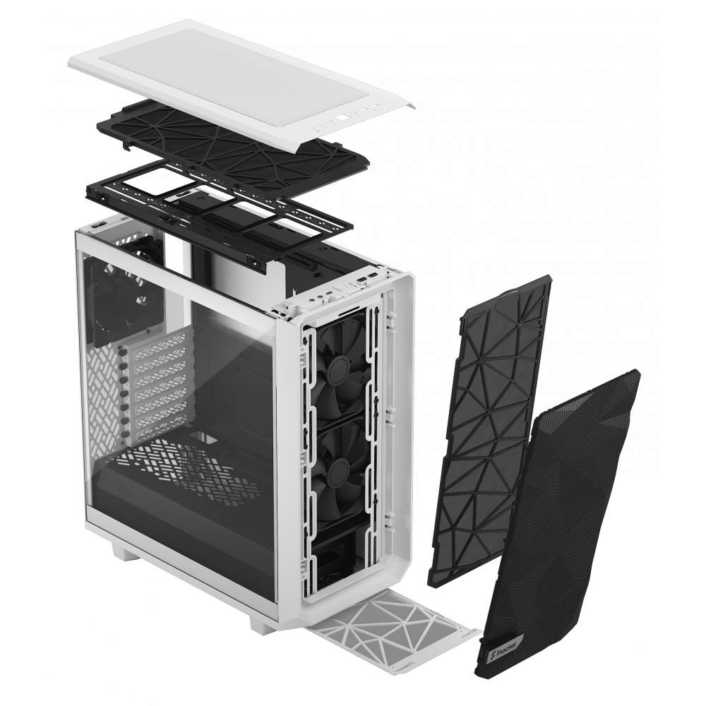 Корпус Fractal Design Meshify 2 Compact TG White - FD-C-MES2C-05 - фото 16