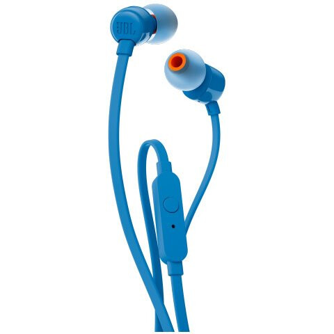 Гарнитура JBL T110 Blue - JBLT110BLU - фото 2
