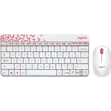 Клавиатура + мышь Logitech Wireless Combo MK240 Nano White (920-008212/8160)